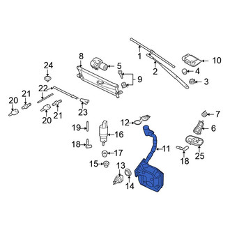 Volkswagen OE - Washer Fluid Reservoir