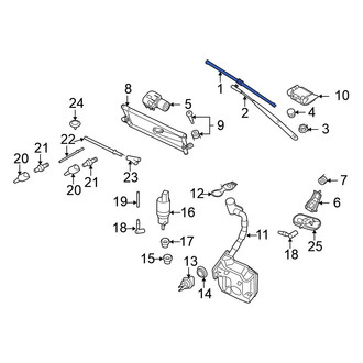 Volkswagen OE - Rear Wiper Blade