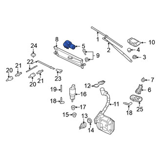 Volkswagen OE - Front Wiper Motor