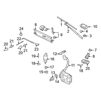 Volkswagen OE - Windshield - Wiper & Washer Components (Sedan A5 Body Code)