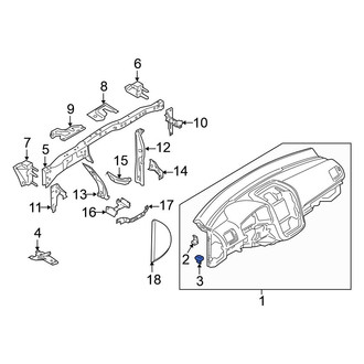 Volkswagen OE - Left Instrument Panel Cover