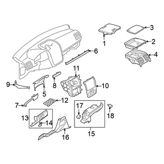 Volkswagen OE - Instrument Panel Components (Sedan A5 Body Code)