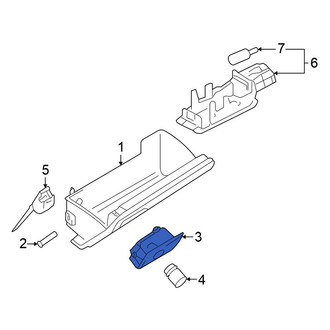 Volkswagen OE - Front Glove Box Handle