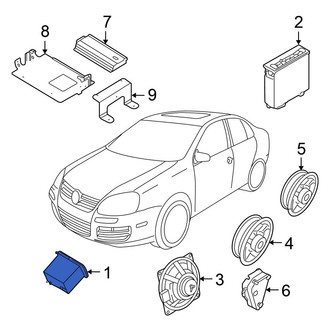 Volkswagen OE - Radio Control Unit