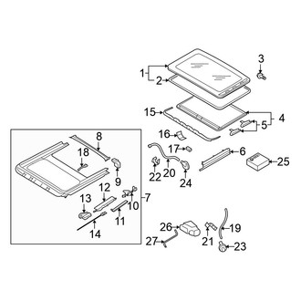 Volkswagen OE - Roof - Sunroof