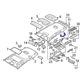 Volkswagen OE - Front Interior Grab Bar