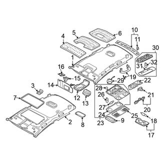 Volkswagen OE - Roof - Interior Trim