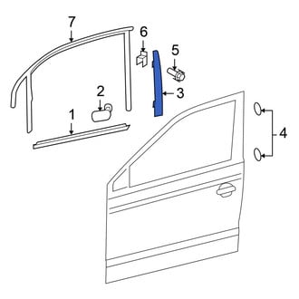 Volkswagen OE - Front Right Door Applique
