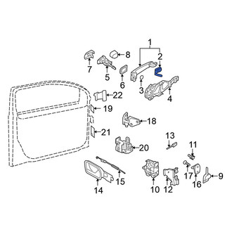 Volkswagen OE - Outer Exterior Door Handle Gasket