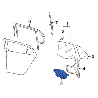 Volkswagen OE - Rear Right Window Motor