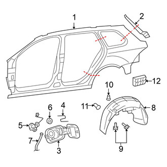 Volkswagen OE - Quarter Panel & Components (4 Doors Wagon)
