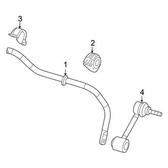 Volkswagen OE - Rear Suspension - Stabilizer Bar & Components (Sedan A5 Body Code)