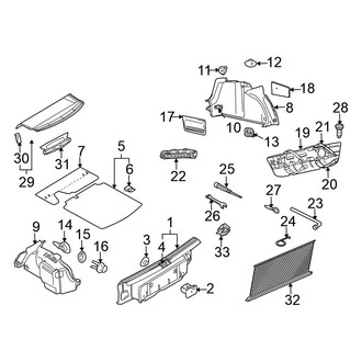 Volkswagen OE - Rear Body & Floor - Interior Trim (2.5 / GLI / TDI)