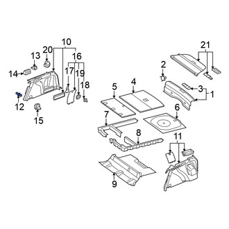 Volkswagen OE - Quarter Panel Trim Panel Clip