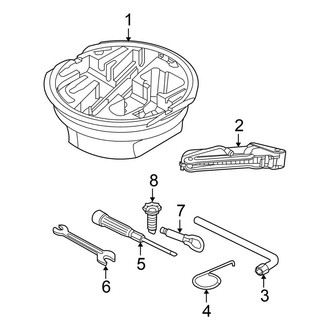 Volkswagen OE - Rear Body & Floor - Jack & Components (4 Doors Wagon)