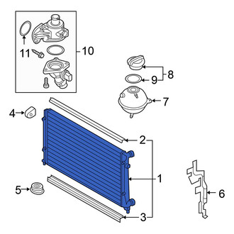 Volkswagen OE - Radiator