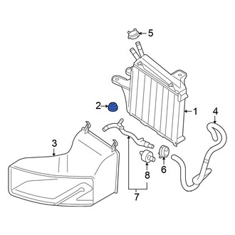 Volkswagen OE - Radiator Grommet