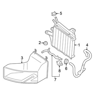 Volkswagen OE - Cooling - Radiator & Components (Auxiliary), (2.0L)