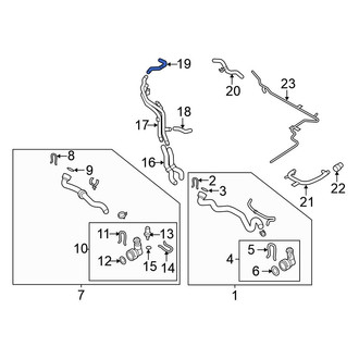 Volkswagen OE - Engine Coolant Reservoir Hose