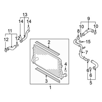 Volkswagen OE - Cooling - Intercooler (To VIN 1K9109650), (2.0L Gas)