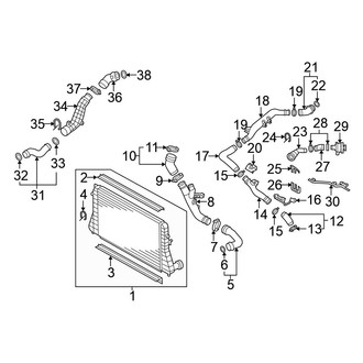 Volkswagen OE - Cooling - Intercooler (From VIN 1K9109651), (Sedan 2.0L Gas)