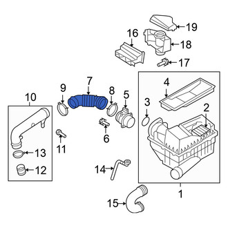Volkswagen OE - Engine Air Intake Hose