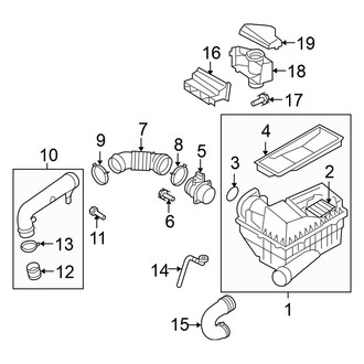 Volkswagen OE - Engine / Transaxle - Air Intake (Sedan)