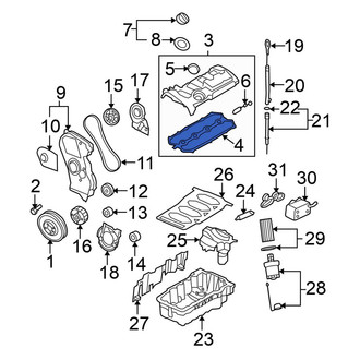 Volkswagen OE - Engine Valve Cover Gasket