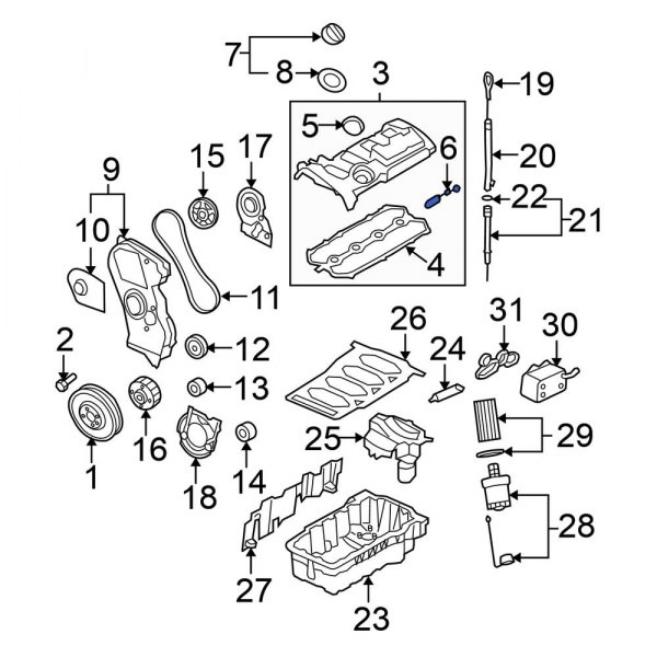 Engine Valve Cover Gasket