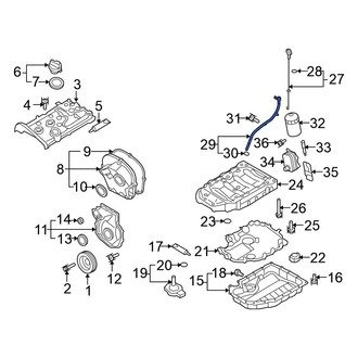 Volkswagen OE - Engine Oil Dipstick Tube