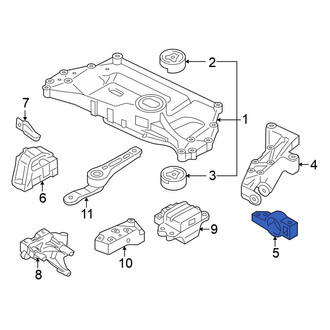 Volkswagen OE - Front Left Suspension Control Arm Bracket