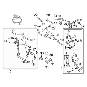 Volkswagen OE - Engine Coolant Pipe O-Ring