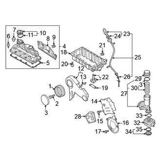 Volkswagen OE - Engine / Transaxle - Engine Parts (Sedan 2.0L)