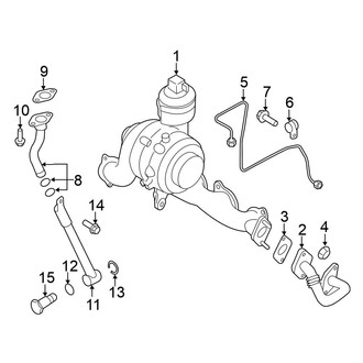 Volkswagen OE - Engine / Transaxle - Turbocharger & Components (Sedan 2.0L)