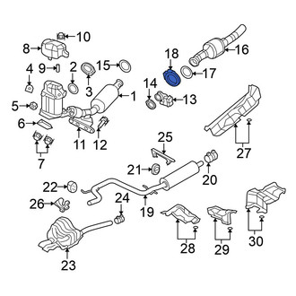 Volkswagen OE - Exhaust Clamp