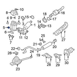 Volkswagen OE - Exhaust Pipe Nut