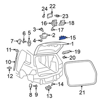 Volkswagen OE - Rear Liftgate Pull Handle