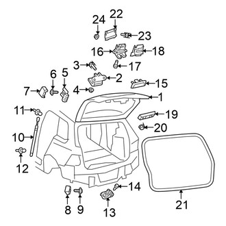 Volkswagen OE - Lift Gate (4 Doors Wagon)