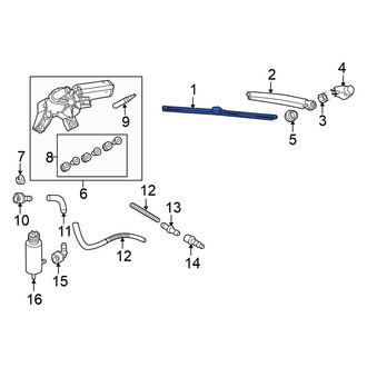 Volkswagen OE - Rear Wiper Blade
