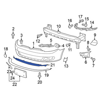 Volkswagen OE - Front Valance Panel Bracket