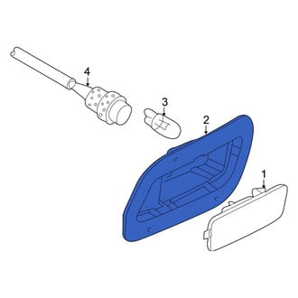 Volkswagen OE - Right Side Marker Light Bracket