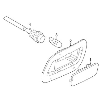 Volkswagen OE - Front Lamps - Side Marker Lamps (Wagon)