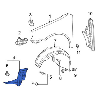 Volkswagen OE - Front Right Fender Splash Shield