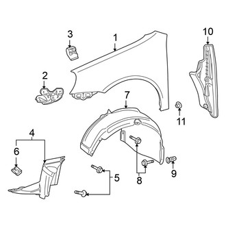 Volkswagen OE - Fender & Components (Wagon)