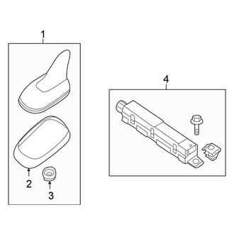 Volkswagen OE - Electrical - Antenna (Wagon)