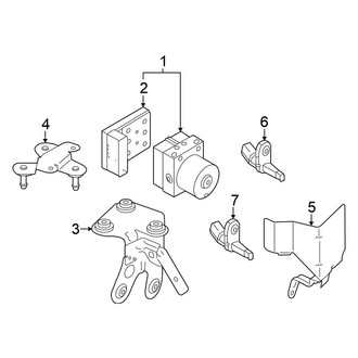 Volkswagen OE - Electrical - ABS Components (S / SE / TDI Wagon)