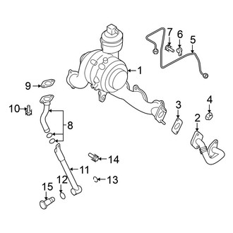 Volkswagen OE - Engine / Transaxle - Turbocharger & Components (Wagon 2.0L Diesel)
