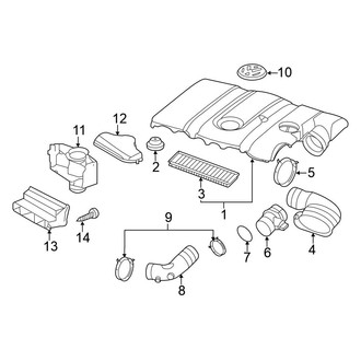 Volkswagen OE - Engine / Transaxle - Air Intake (Wagon 2.5L)
