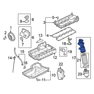 Volkswagen OE - Engine Oil Filter Adapter