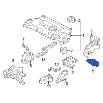 Volkswagen OE - Front Left Suspension Control Arm Bracket